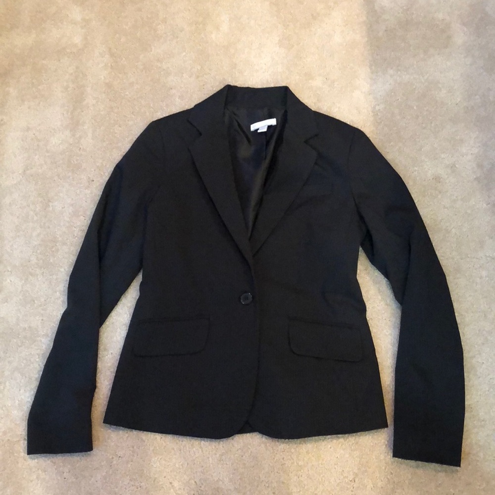💥SALE💥Charcoal Black Pinstripe Blazer